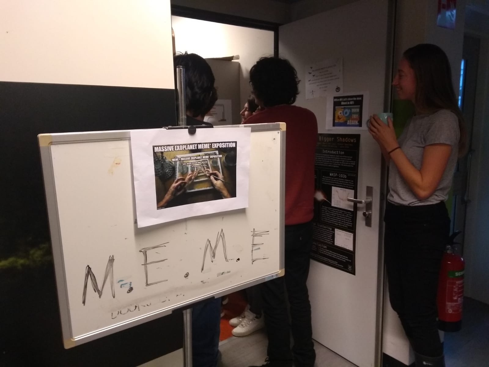 Entrance to the first MEME exhibition within Office 401.